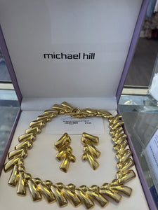 Michael hill neckless & earrings set