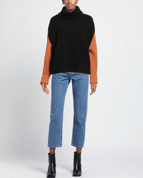 Solotare nwt color -block sweater