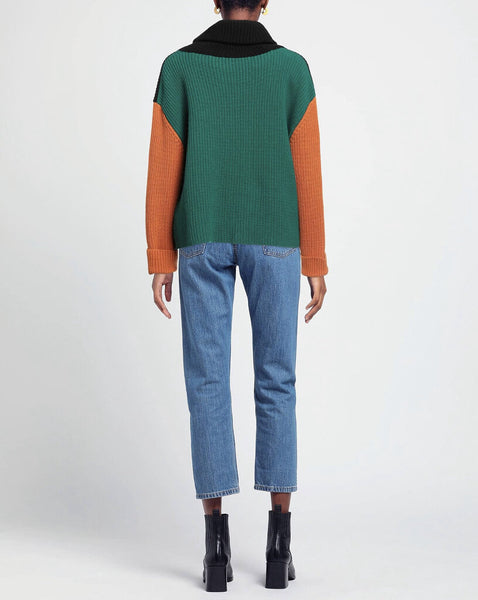 Solotare nwt color -block sweater