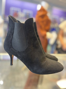 Black suede dress boots best sale