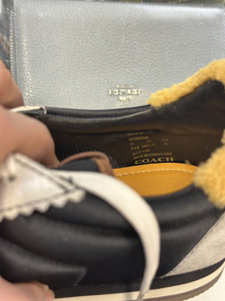 Coach Shearling Sneaker Size 9.5