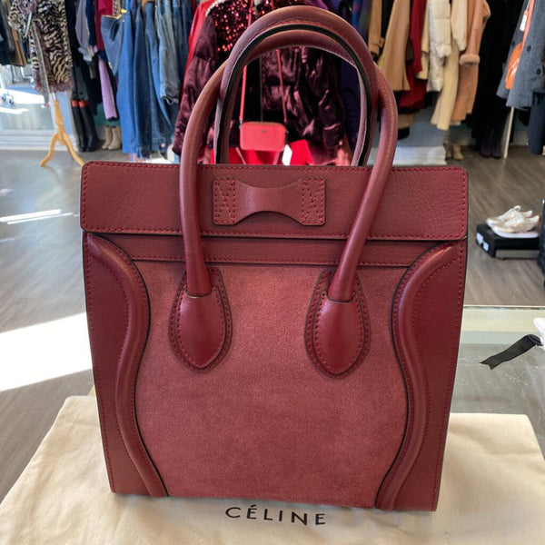 *Celine Micro Luggage tote