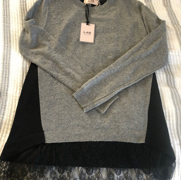 *LAB Anna Rachele wool lace sweater nwt RETAIL $275